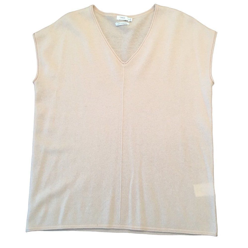 Vince Cashmere V-Neck Sleevelesssweater